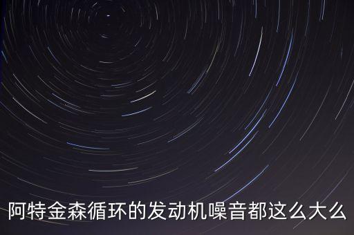 阿特金森循環(huán)的發(fā)動機(jī)噪音都這么大么
