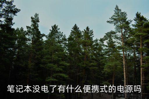 筆記本沒電了有什么便攜式的電源嗎