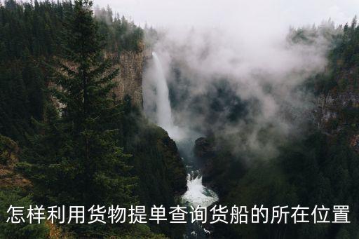 怎樣利用貨物提單查詢貨船的所在位置
