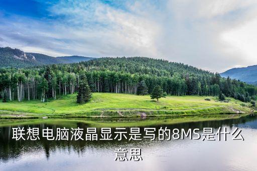 聯(lián)想電腦液晶顯示是寫(xiě)的8MS是什么意思