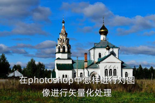 在photoshop中怎樣進行對圖像進行矢量化處理