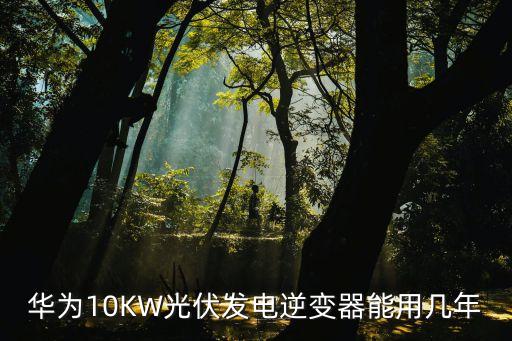 華為10KW光伏發(fā)電逆變器能用幾年