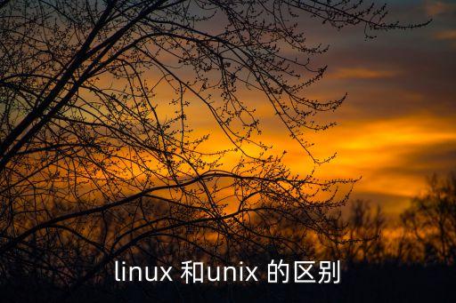 linux 和unix 的區(qū)別