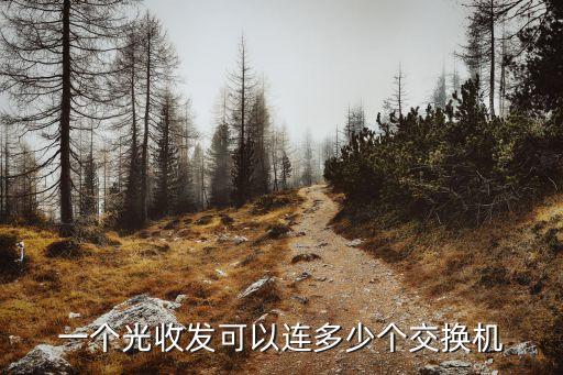 一個(gè)光收發(fā)可以連多少個(gè)交換機(jī)