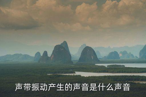 聲帶振動產(chǎn)生的聲音是什么聲音