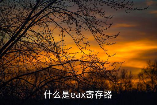 什么是eax寄存器