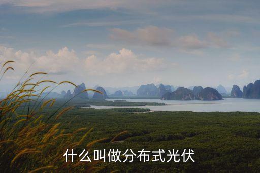 什么叫做分布式光伏