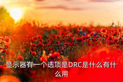 DRC，功放聲上邊DRC是啥意思