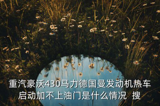 重汽豪沃430馬力德國曼發(fā)動機熱車啟動加不上油門是什么情況  搜