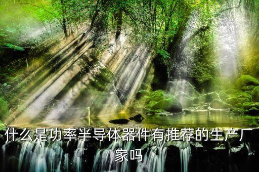 什么是功率半導(dǎo)體器件有推薦的生產(chǎn)廠(chǎng)家嗎