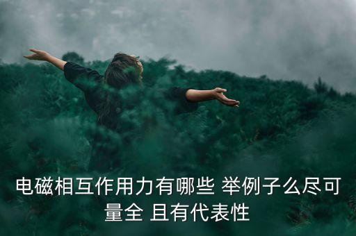 電磁相互作用力有哪些 舉例子么盡可量全 且有代表性
