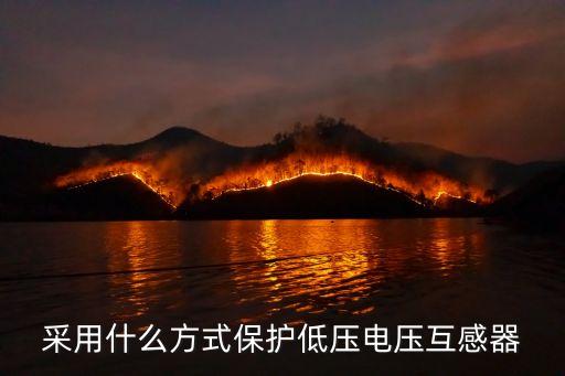 采用什么方式保護低壓電壓互感器