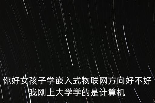 智嵌物聯(lián)，你好女孩子學(xué)嵌入式物聯(lián)網(wǎng)方向好不好我剛上大學(xué)學(xué)的是計(jì)算機(jī)