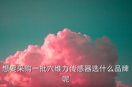 想要采購一批六維力傳感器選什么品牌呢