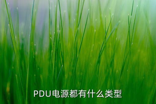 PDU電源都有什么類型