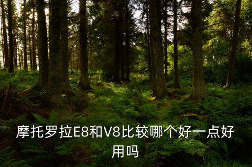 摩托羅拉E8和V8比較哪個好一點(diǎn)好用嗎