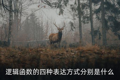 邏輯函數(shù)的四種表達(dá)方式分別是什么