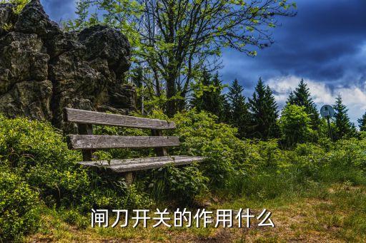 閘刀開關(guān)，在家庭電路中閘刀開關(guān)的作用是什么是便于統(tǒng)一管理還是能夠同
