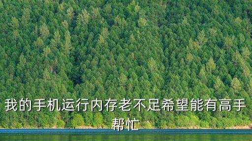 我的手機運行內(nèi)存老不足希望能有高手幫忙