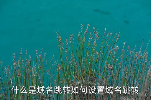 什么是域名跳轉(zhuǎn)如何設(shè)置域名跳轉(zhuǎn)