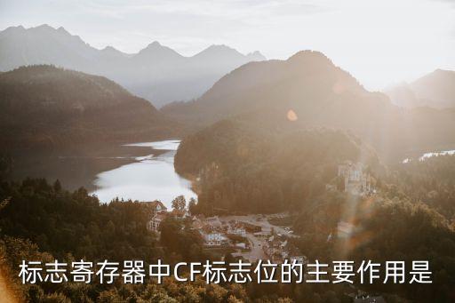 標(biāo)志寄存器中CF標(biāo)志位的主要作用是