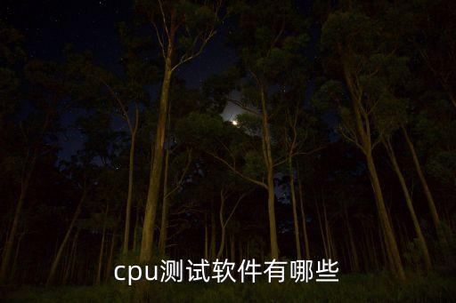 cpu測試軟件有哪些