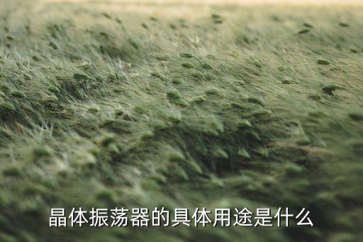 晶體振蕩器的具體用途是什么