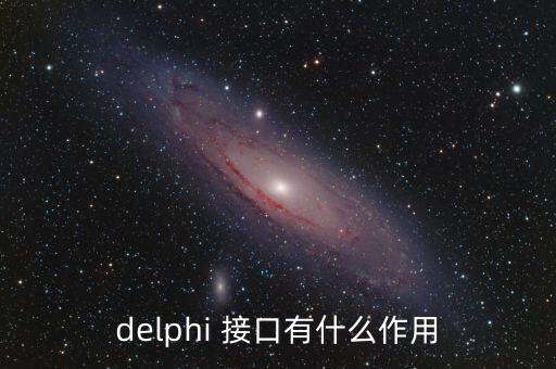 delphi 接口有什么作用