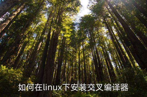 如何在linux下安裝交叉編譯器