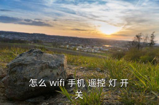 怎么 wifi 手機 遙控 燈 開關