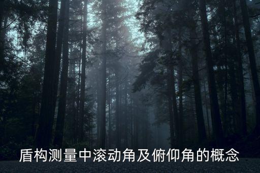 盾構(gòu)測量中滾動(dòng)角及俯仰角的概念