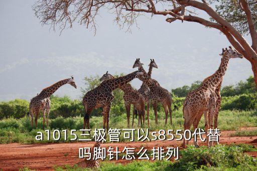 a1015，a1015三極管可以s8550代替嗎腳針怎么排列
