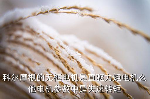 科爾摩根的無框電機是直驅(qū)力矩電機么他電機參數(shù)中是失速轉(zhuǎn)矩