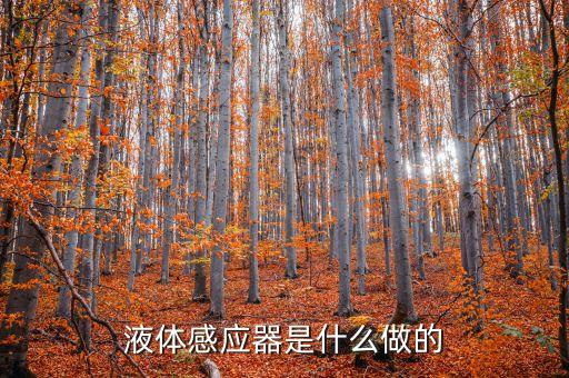 液體感應(yīng)器是什么做的