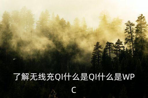 了解無線充QI什么是QI什么是WPC