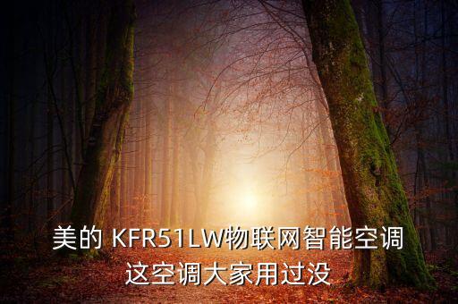 美的 KFR51LW物聯(lián)網(wǎng)智能空調(diào)這空調(diào)大家用過沒