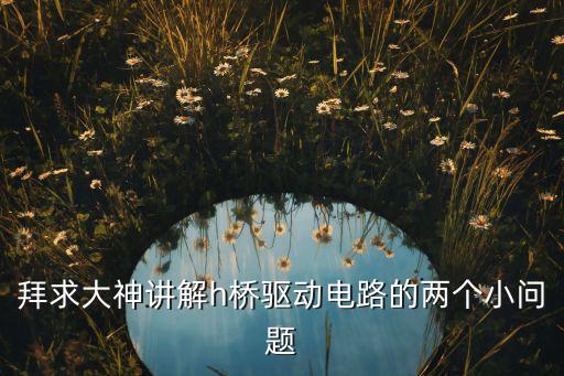 拜求大神講解h橋驅(qū)動(dòng)電路的兩個(gè)小問(wèn)題