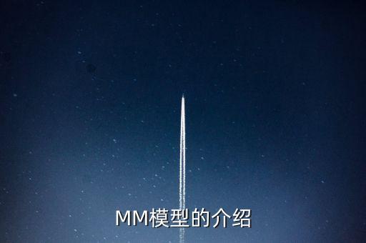 MM模型的介紹