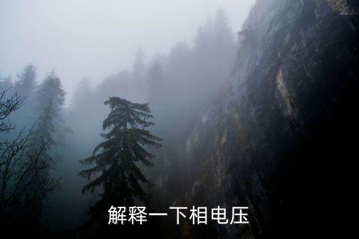 解釋一下相電壓