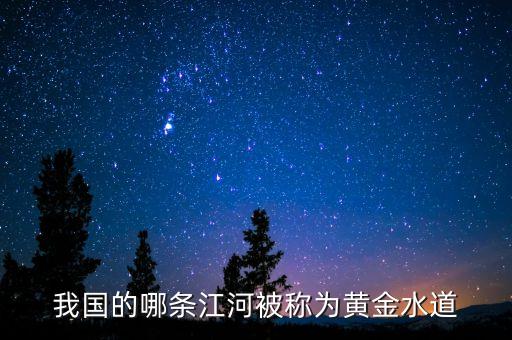 我國的哪條江河被稱為黃金水道