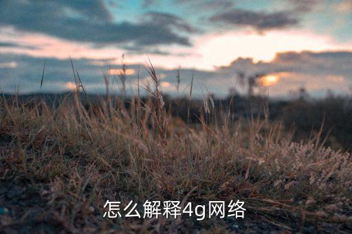 怎么解釋4g網(wǎng)絡(luò)