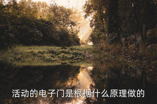 電子門(mén)，活動(dòng)的電子門(mén)是根據(jù)什么原理做的