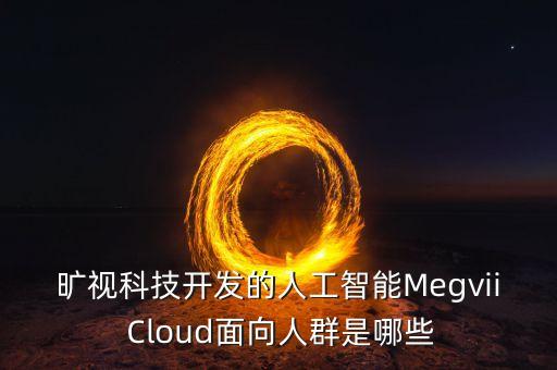 曠視科技開發(fā)的人工智能Megvii Cloud面向人群是哪些