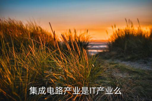 集成電路產(chǎn)業(yè)，集成電路產(chǎn)業(yè)是IT產(chǎn)業(yè)么