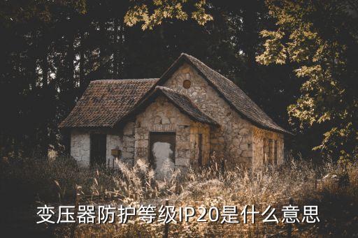 ip20，變壓器防護(hù)等級IP20是什么意思