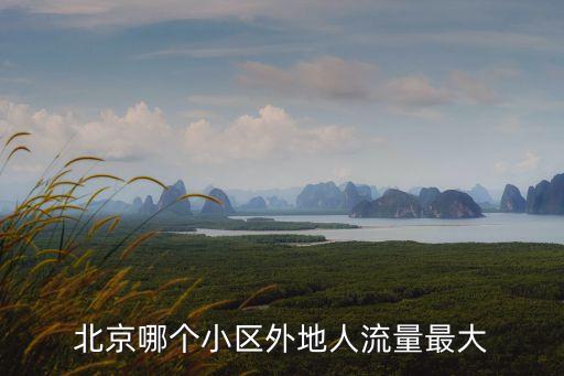 北京哪個(gè)小區(qū)外地人流量最大