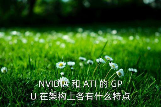 NVIDIA 和 ATI 的 GPU 在架構(gòu)上各有什么特點