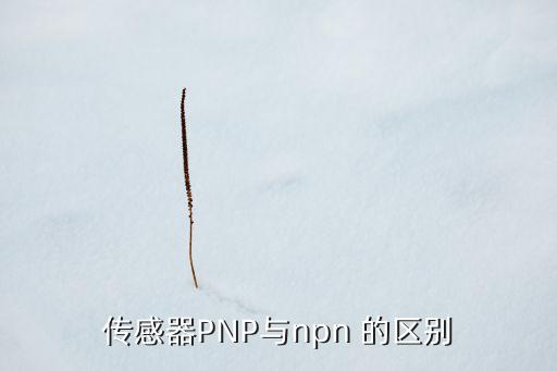 傳感器PNP與npn 的區(qū)別