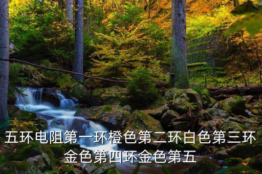 五環(huán)電阻第一環(huán)橙色第二環(huán)白色第三環(huán)金色第四環(huán)金色第五