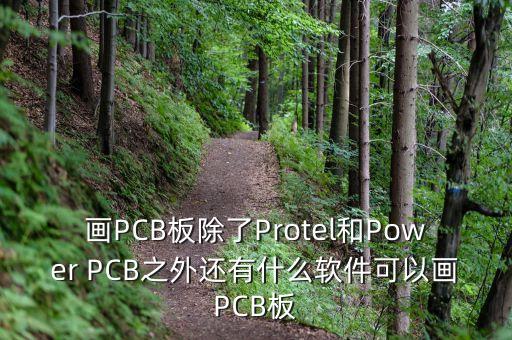 畫(huà)PCB板除了Protel和Power PCB之外還有什么軟件可以畫(huà)PCB板
